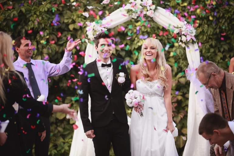 Празднование свадьбы