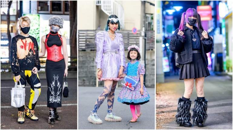 Модные персонажи на улицах Токио (14.10.22)