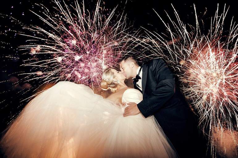 Фото - Свадебный фейерверк