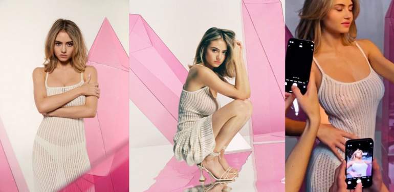 Фото: Лени Клум в сексуальном платье