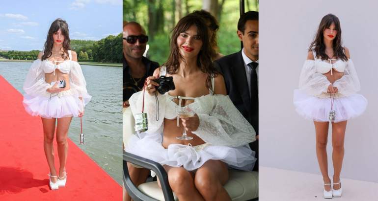 Эмили Ратаковски в сексуальном наряде