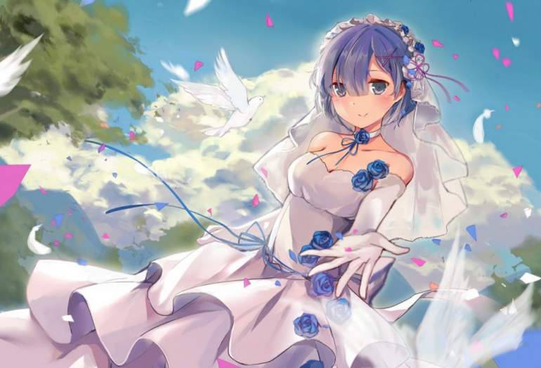 Аниме девушка - Ре Зеро