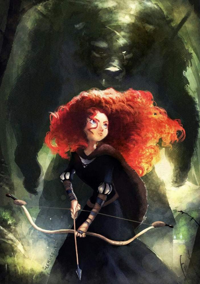 Аниме: Храброе сердце - картинки девушки