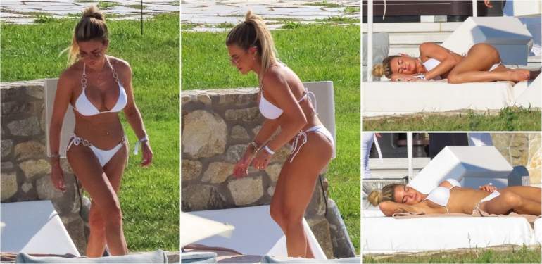 Фото: Меган Бартон-Хэнсон в белом бикини