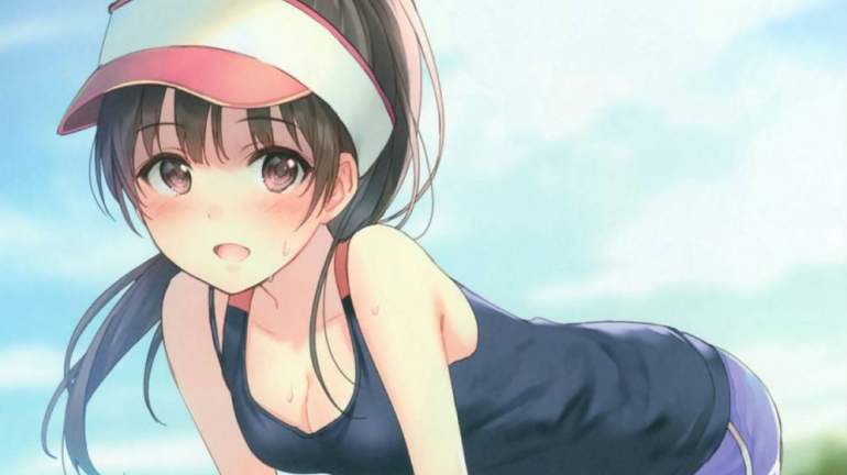 Аниме  спорт - картинки девушки