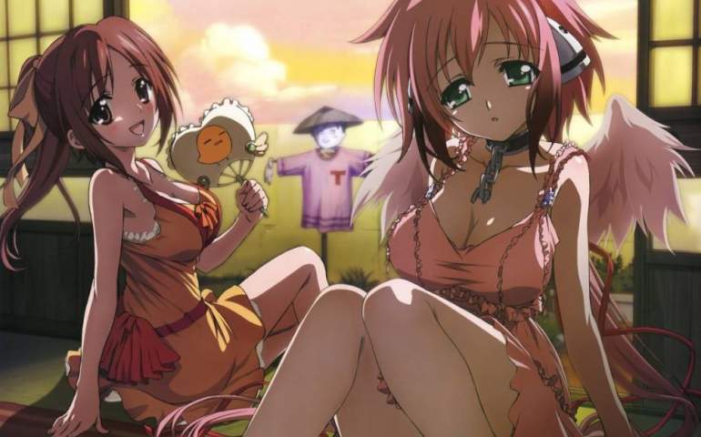 Аниме: Утраченное небесами - пошлые картинки