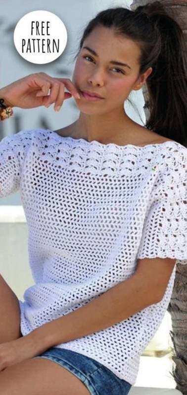 Стиль: Летняя кофта крючком - фото идеи