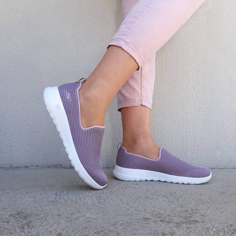 Стиль: Слипоны синие кожа - фото идеи