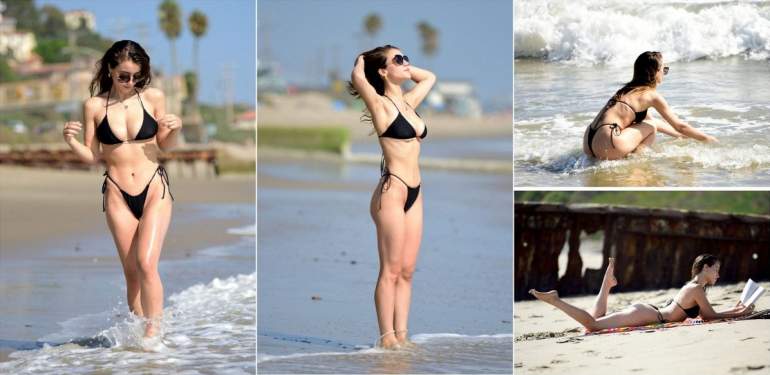 Кэйли Кауэн: 25-летняя звезда в бикини