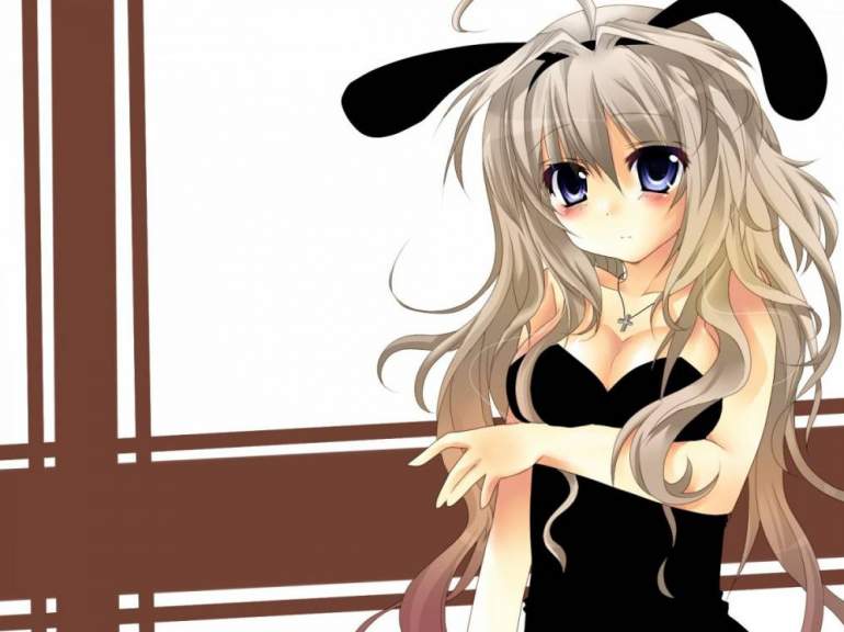 Аниме Зайка девушка - картинки