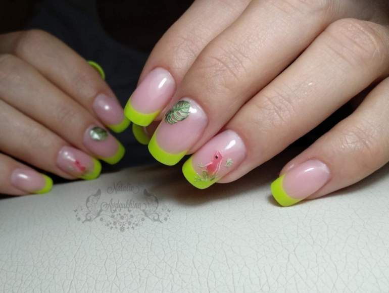 Красивые девушки и Кислотный френч