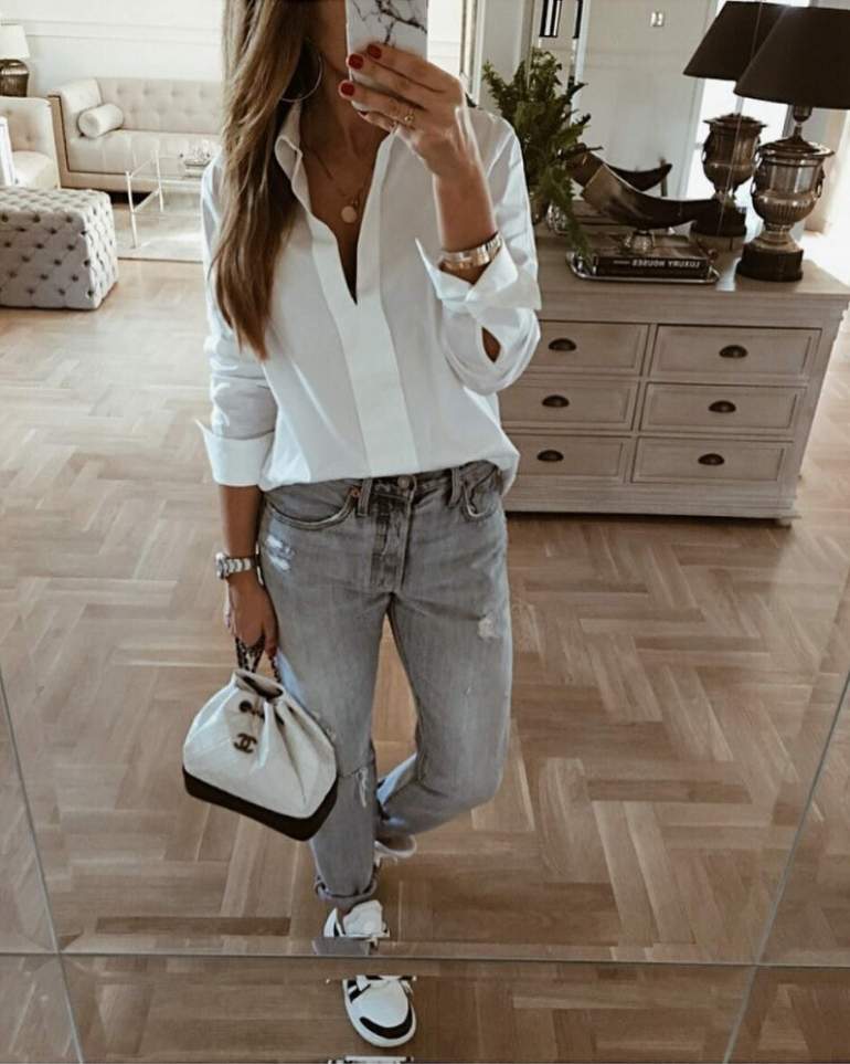 Красивые девушки и Образы с блузкой