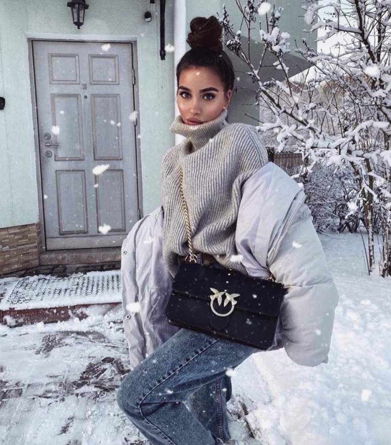 Красивые девушки и Зимний стиль