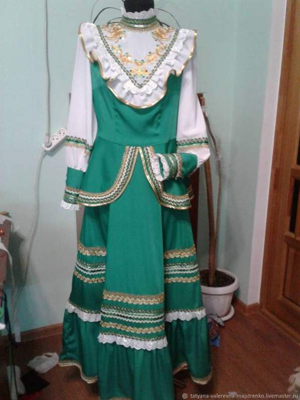Стиль: Казачий костюм женский сударушка - фото идеи