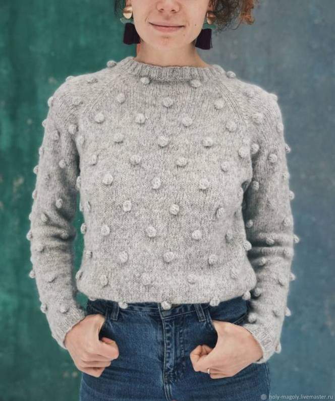 Стиль: Кофта с шишечками - фото идеи