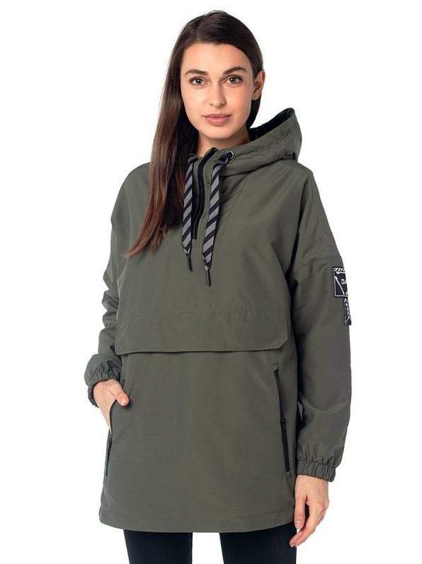 Стиль: Куртка анорак женская зимняя - фото идеи