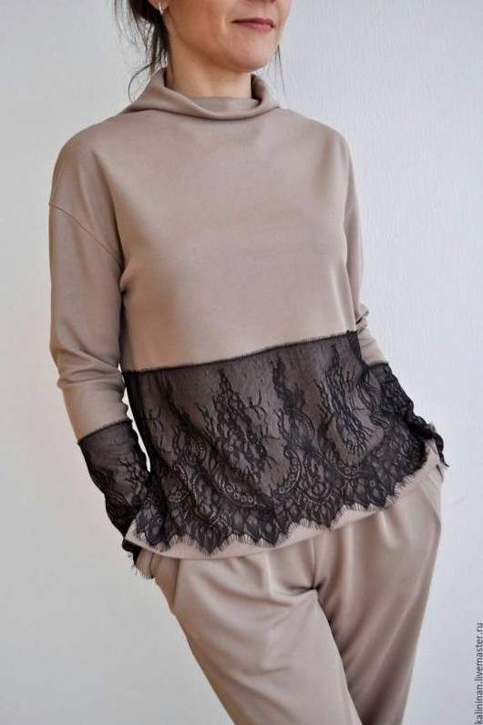 Стиль: Переделка трикотажной кофты - фото идеи