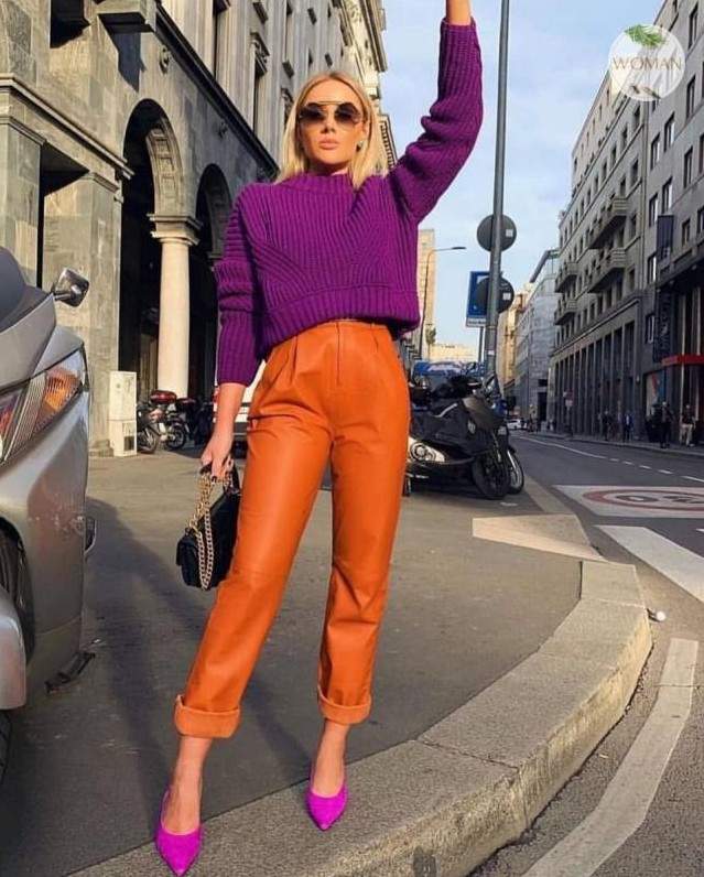 Стиль: Зимние штаны - фото идеи