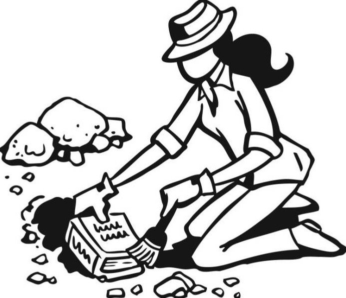 Геолог красивая девушка на фото