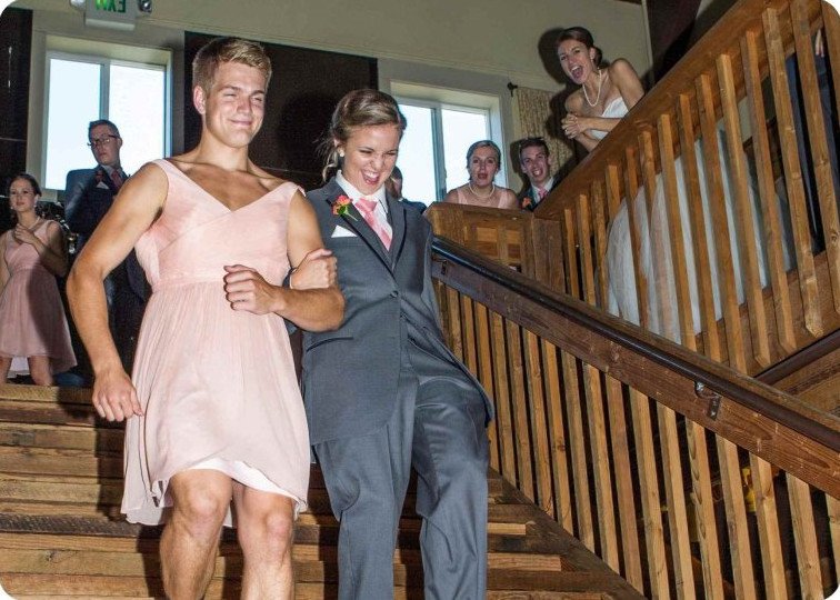 Юмор: Свидетельница на свадьбе прикол