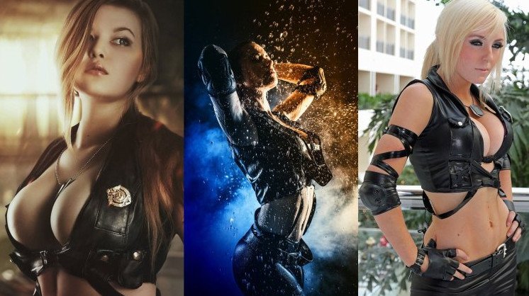 Красивая девушка косплейщица