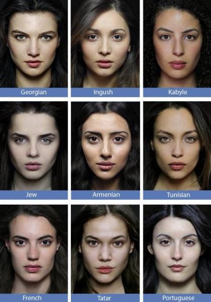 Обычное монгольское лицо очаровательные женщины