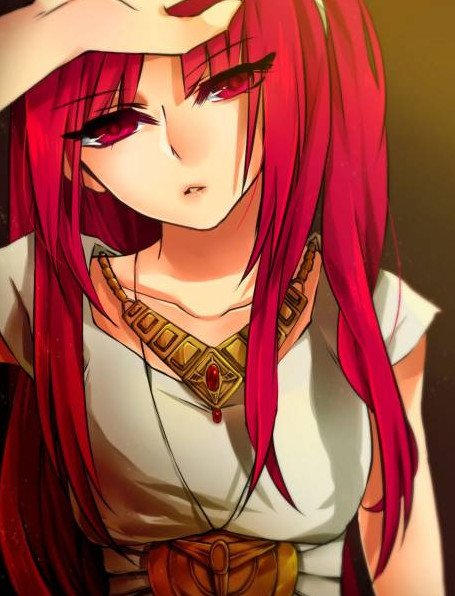 Девушки с красными волосами - картинки