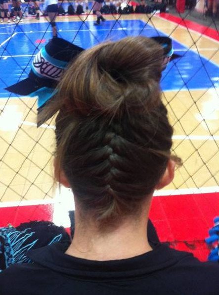 Прически на волейбол очаровательные женщины
