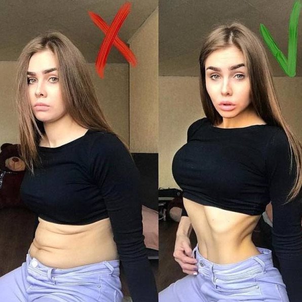 Привередливая красивая девушка на фото