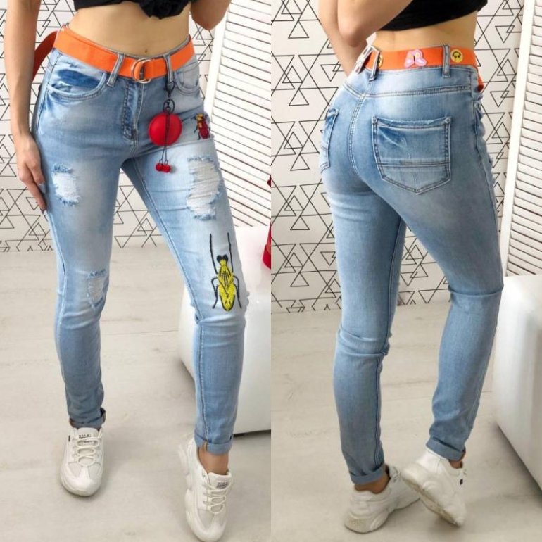 Стиль: Джинсы хохо - фото идеи