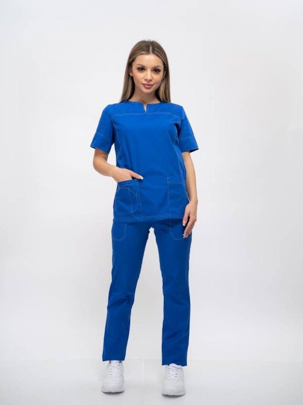 Стиль: Костюм грация василек - фото идеи