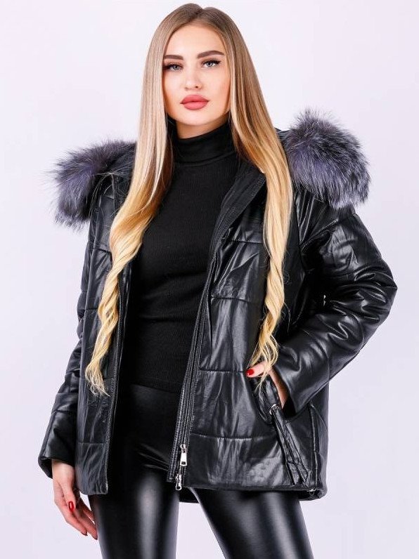 Купить Куртку Женскую Демисезонную Кожаную Модную