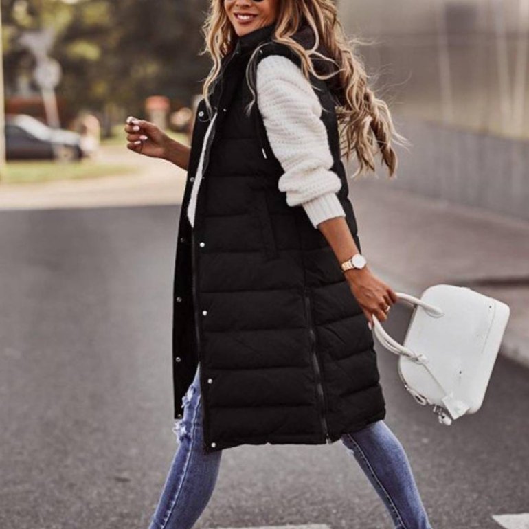 Стиль: Куртка безрукавка - фото идеи