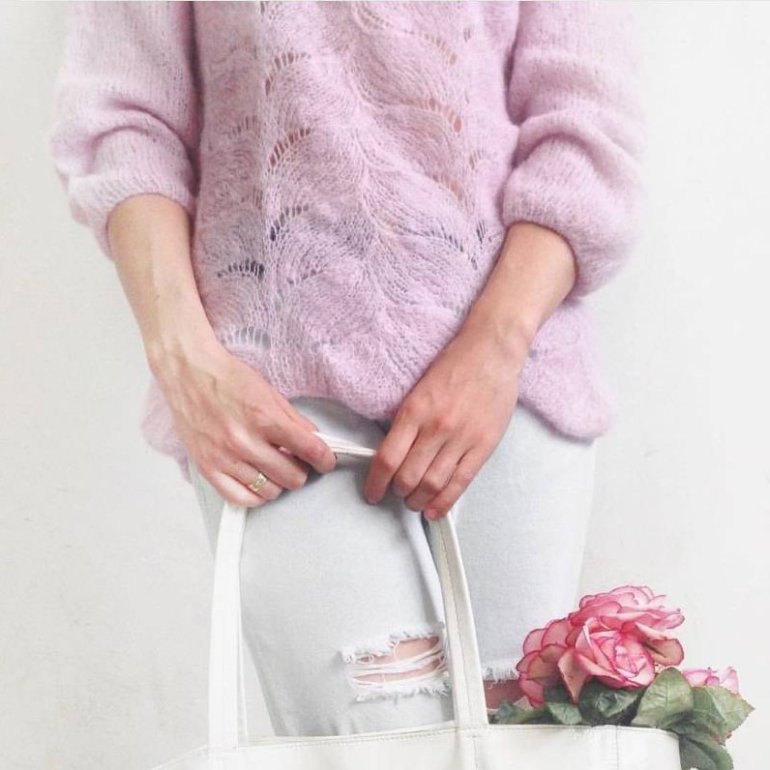 Стиль: Мохеровые штаны - фото идеи