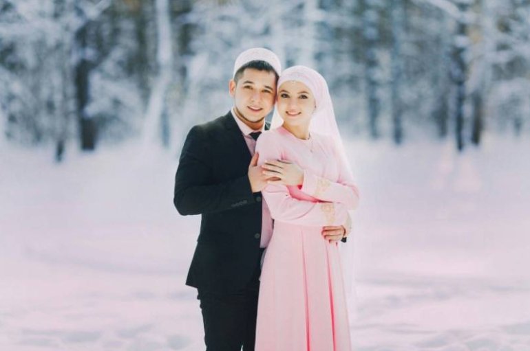 Стиль: Платья для никаха - фото идеи