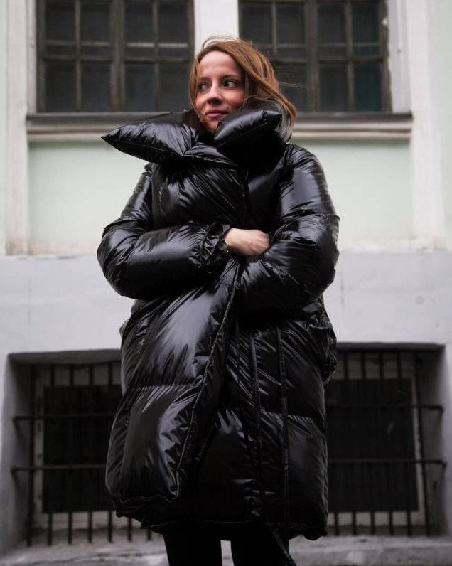 Стиль: Пуховик плащевка - фото идеи