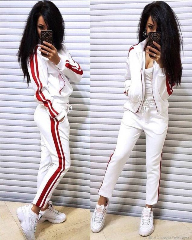 Стиль: Спортивный костюм с крестами - фото идеи