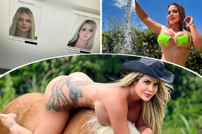 На пластику девушка потратила 300 000 долларов и теперь неузнаваема по водительским правам