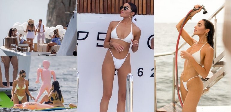 Оливия Калпо устроила девичник на яхте