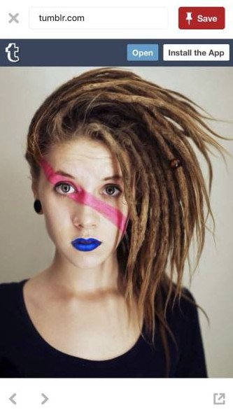 Дреды на маленькую стрижку милые девушки