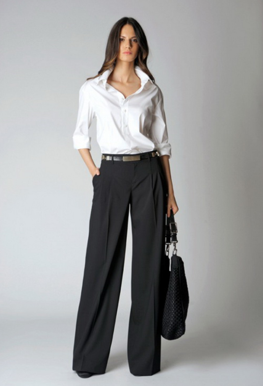 Мода: Классические брюки для офиса