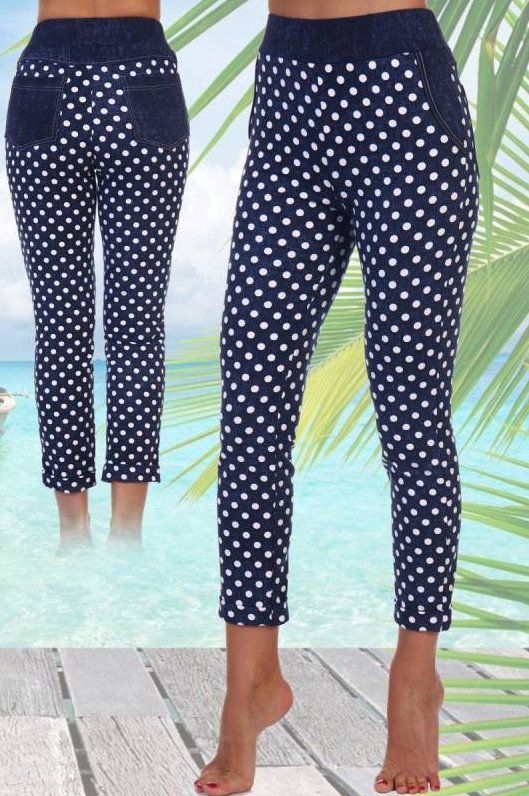 Мода: Женские брюки в мелкий горошек