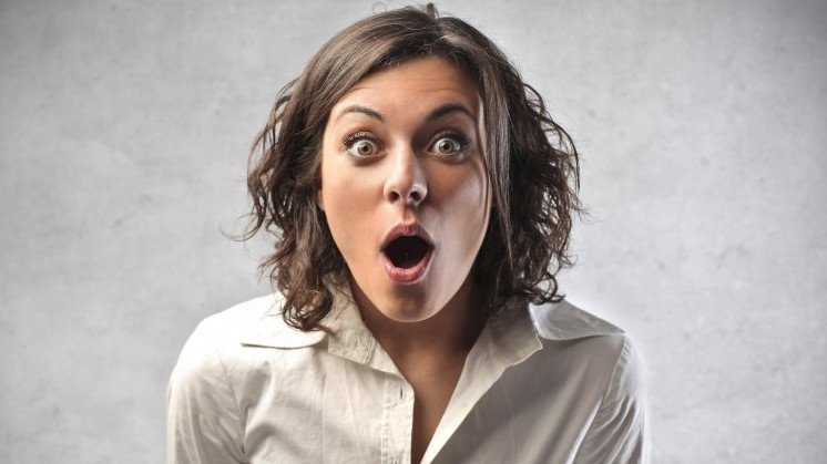 Ошарашенный взор девушки ( 22 фото )