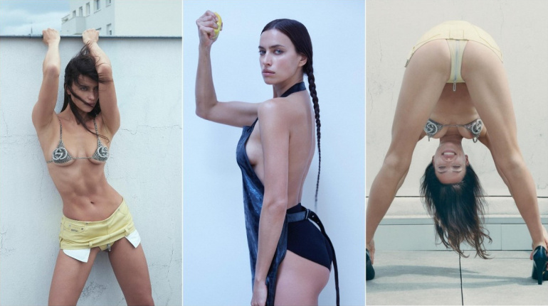 Фото: Ирина Шейк в журнале 032c