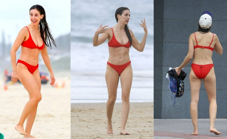 Фото: Элисон Бри в купальнике