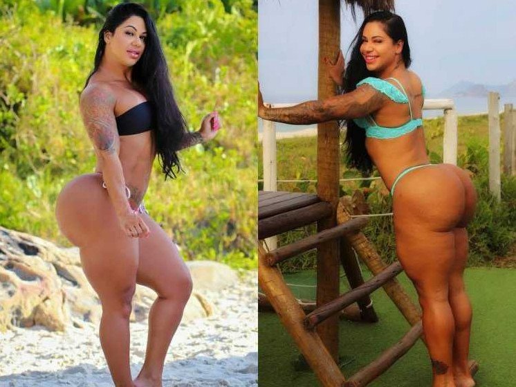 Фотографии больших ягодиц в Бразилии.