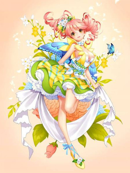 Цветочная Фея - аниме картинки
