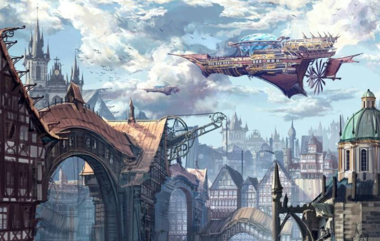 Фэнтези город - картинки