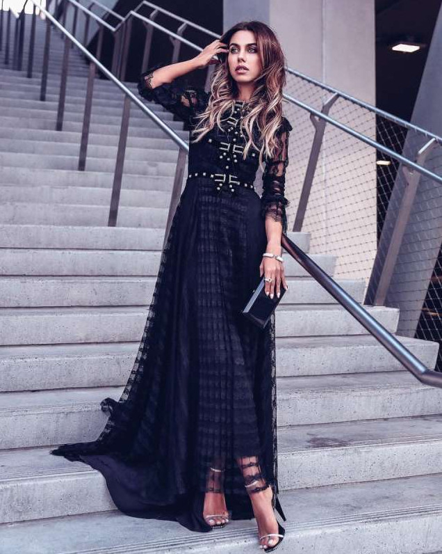 Стиль: Элегантное черное платье для лета.