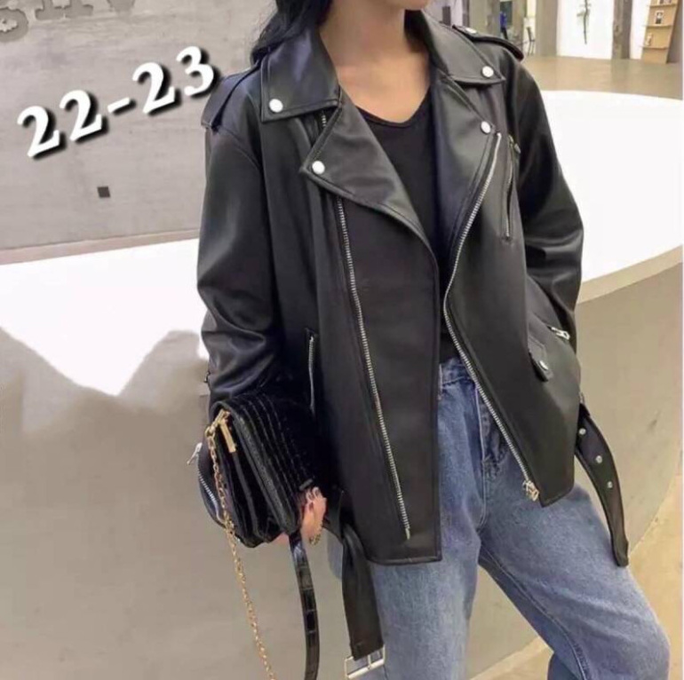 Мода: Кожаная куртка женская удлиненная сзади